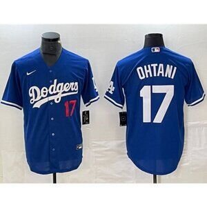 Mens Shohei Ohtani Royal Jersey Stitched